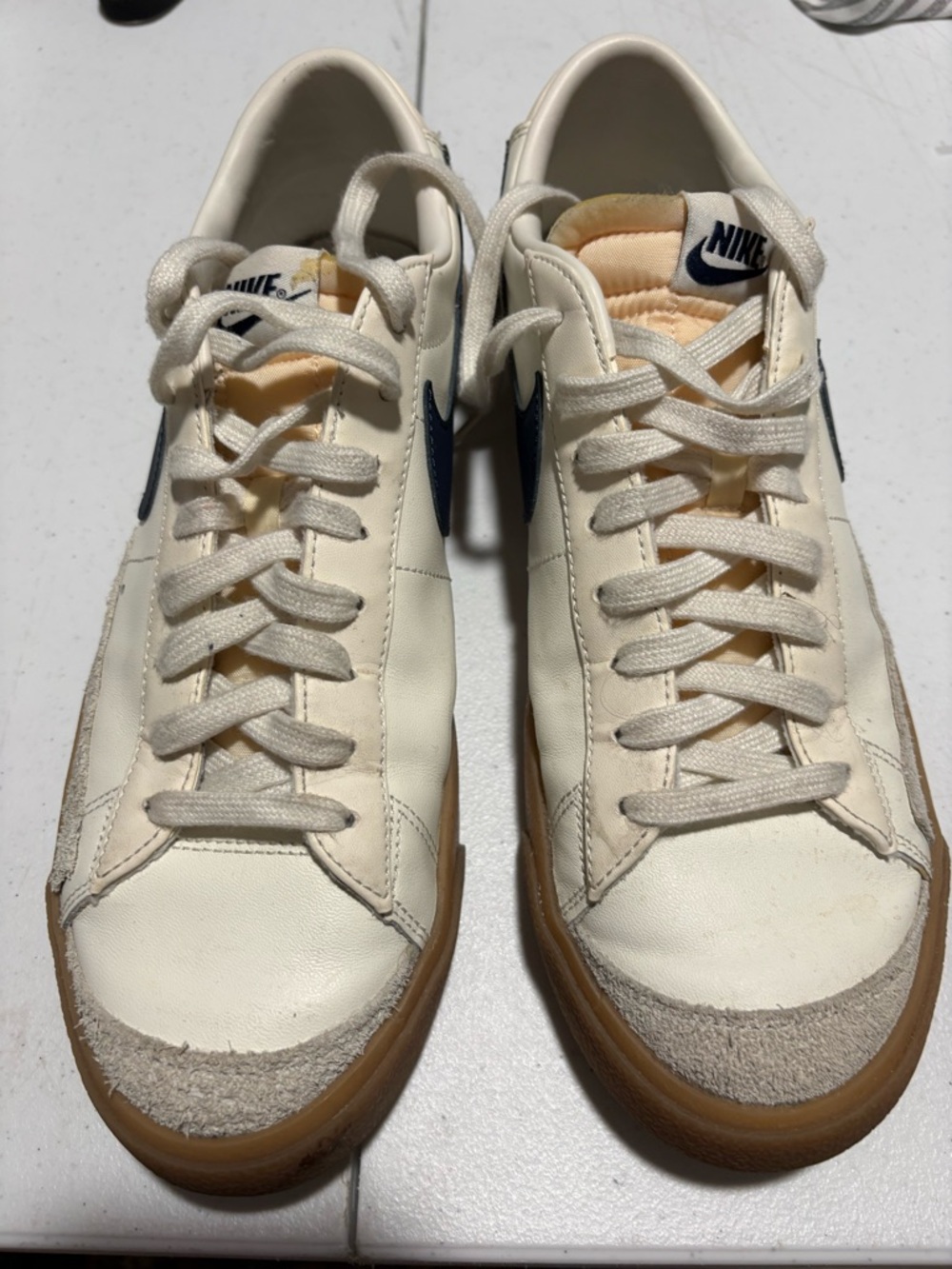 Nike Blazer Low '77 Vintage Sail Navy Gum DM8334-100 Men's Size 11
